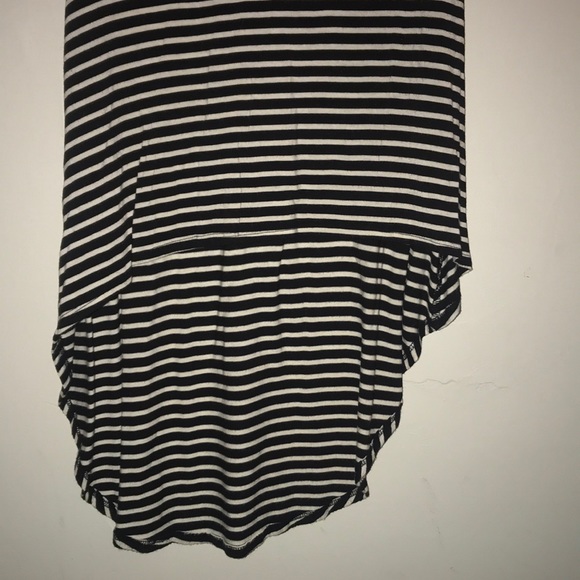 Monteau Soft, high-low style casual dress stripped - Picture 4 of 6